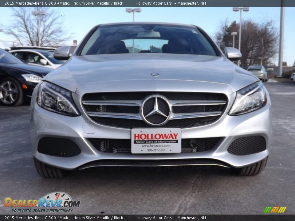 2015 Mercedes-Benz C 300 4Matic Iridium Silver Metallic / Black Photo #2