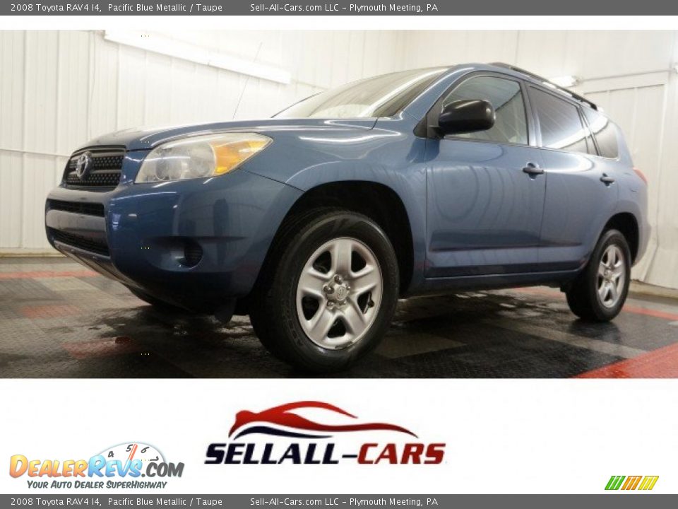 2008 Toyota RAV4 I4 Pacific Blue Metallic / Taupe Photo #1