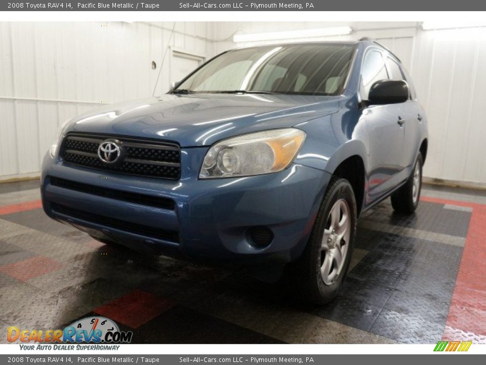 2008 Toyota RAV4 I4 Pacific Blue Metallic / Taupe Photo #3