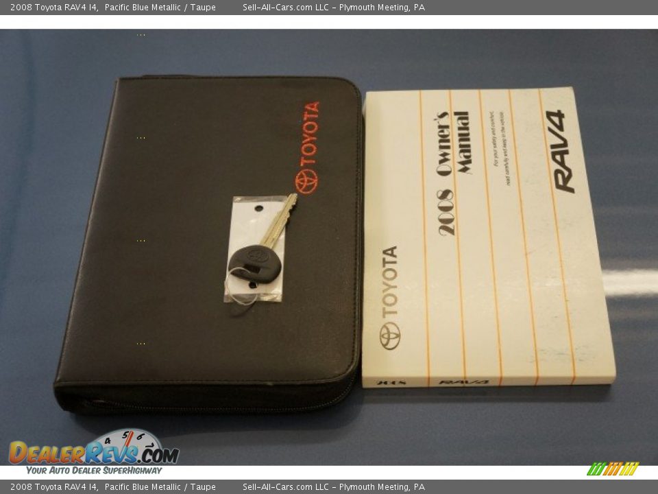 2008 Toyota RAV4 I4 Pacific Blue Metallic / Taupe Photo #28