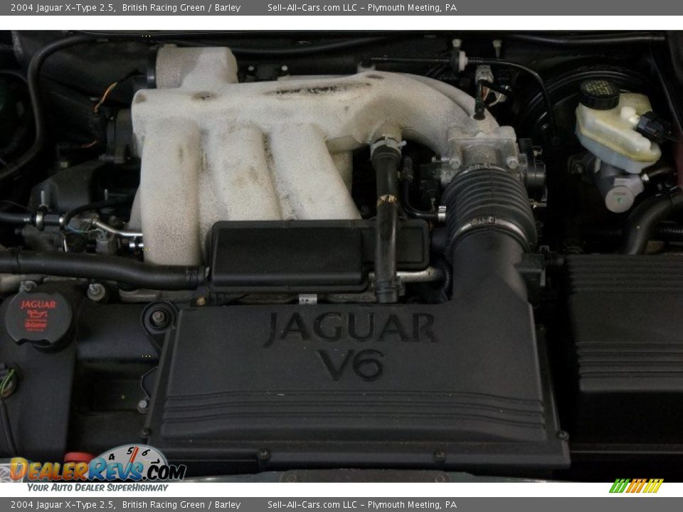 2004 Jaguar X-Type 2.5 British Racing Green / Barley Photo #32