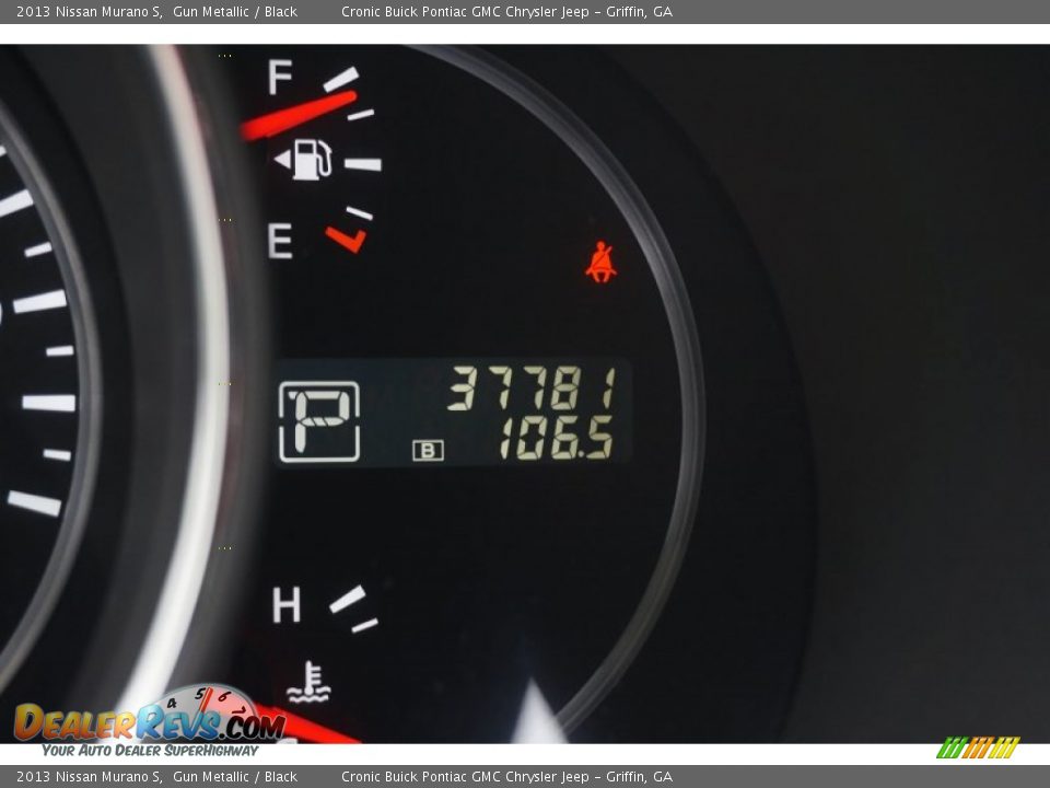 2013 Nissan Murano S Gun Metallic / Black Photo #21