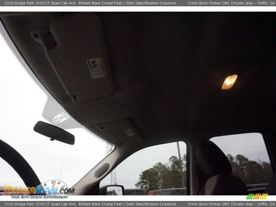 2010 Dodge Ram 1500 ST Quad Cab 4x4 Brilliant Black Crystal Pearl / Dark Slate/Medium Graystone Photo #13