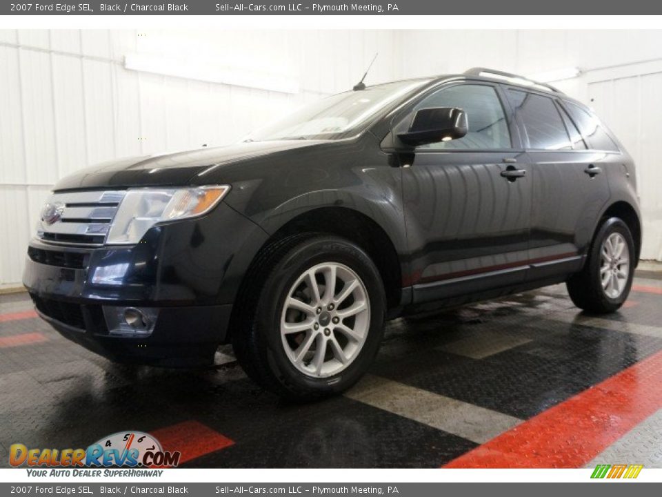 2007 Ford Edge SEL Black / Charcoal Black Photo #2