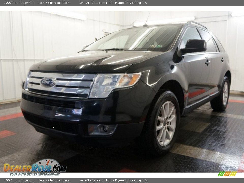 2007 Ford Edge SEL Black / Charcoal Black Photo #3