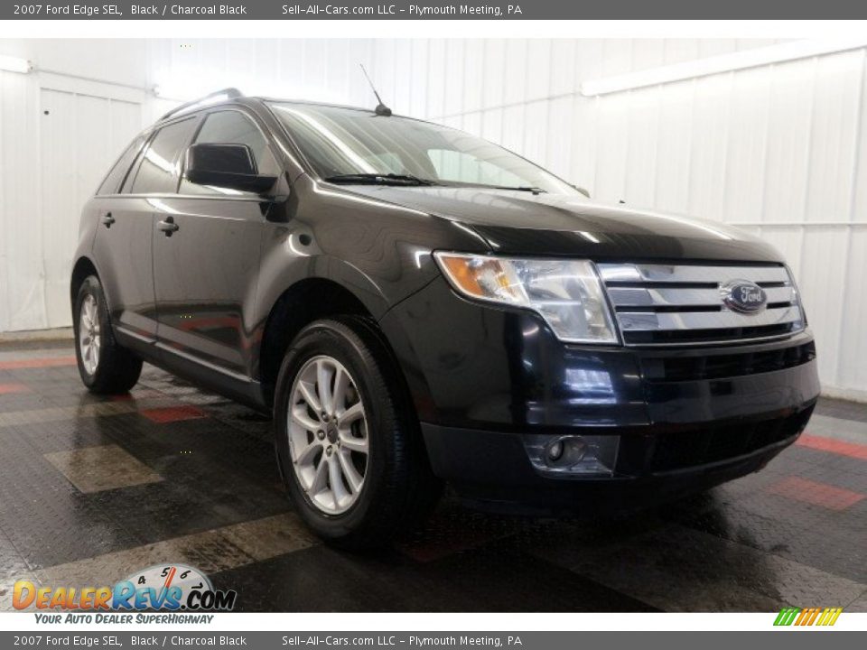 2007 Ford Edge SEL Black / Charcoal Black Photo #5