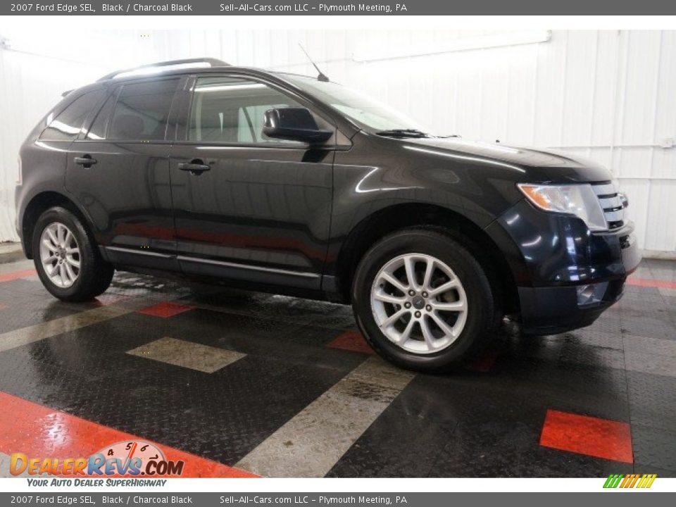 2007 Ford Edge SEL Black / Charcoal Black Photo #6
