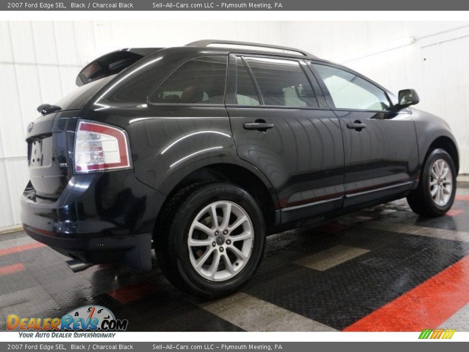 2007 Ford Edge SEL Black / Charcoal Black Photo #7