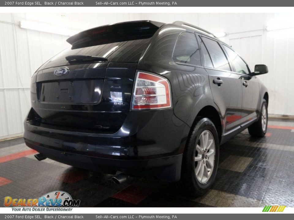 2007 Ford Edge SEL Black / Charcoal Black Photo #8
