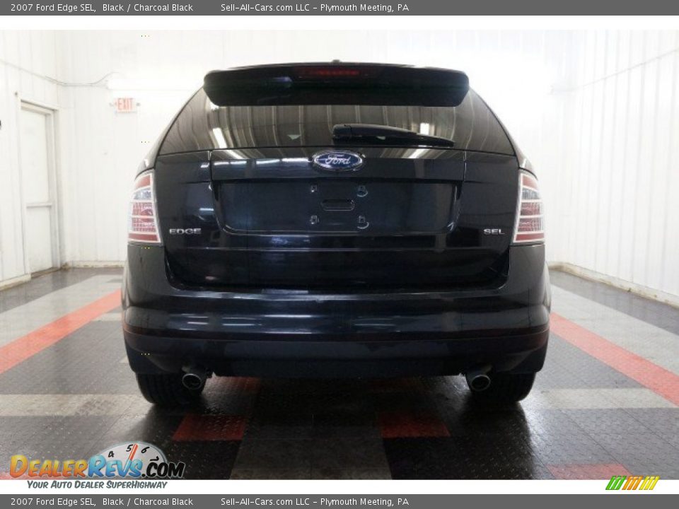 2007 Ford Edge SEL Black / Charcoal Black Photo #9