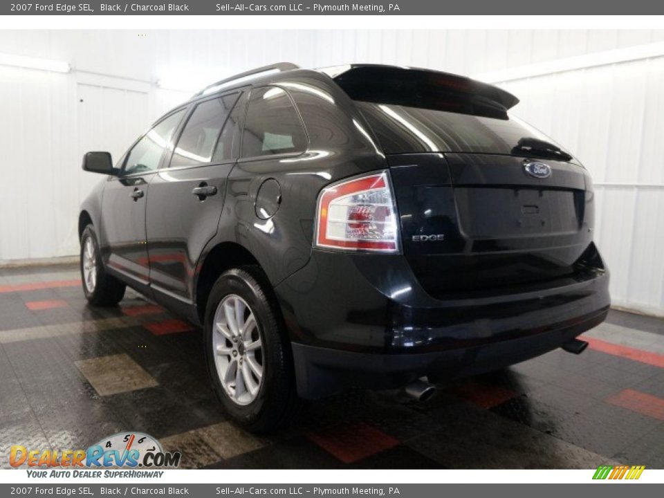 2007 Ford Edge SEL Black / Charcoal Black Photo #10