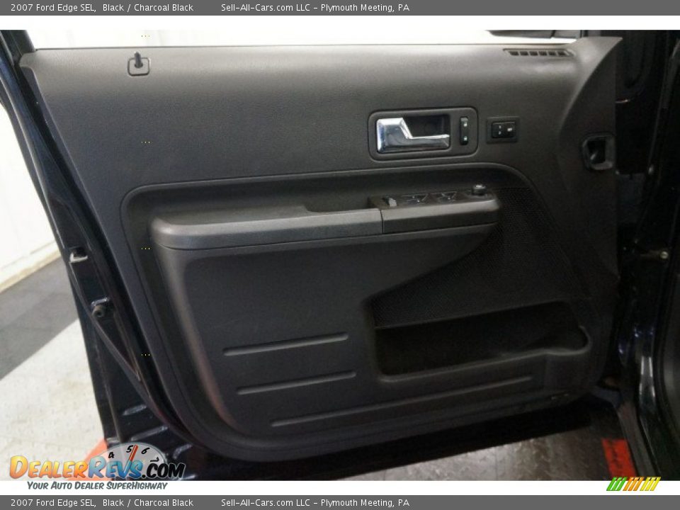 2007 Ford Edge SEL Black / Charcoal Black Photo #12