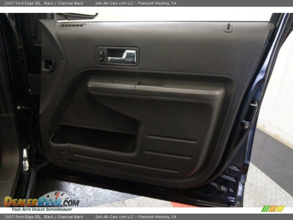 2007 Ford Edge SEL Black / Charcoal Black Photo #17