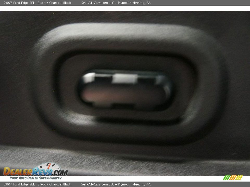 2007 Ford Edge SEL Black / Charcoal Black Photo #20