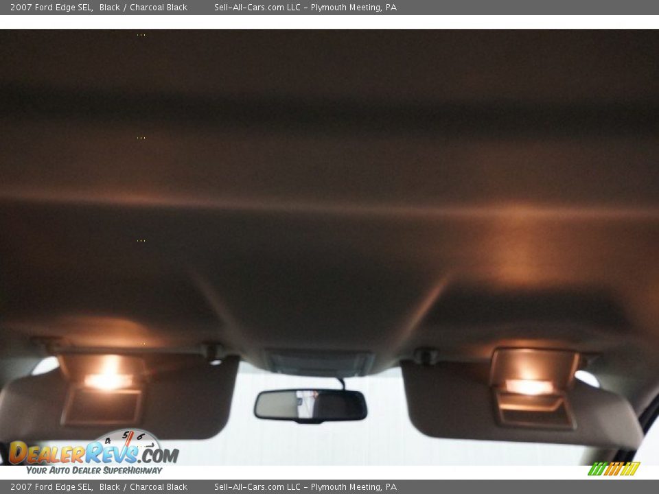 2007 Ford Edge SEL Black / Charcoal Black Photo #21