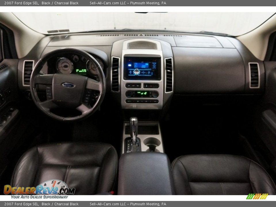 2007 Ford Edge SEL Black / Charcoal Black Photo #22