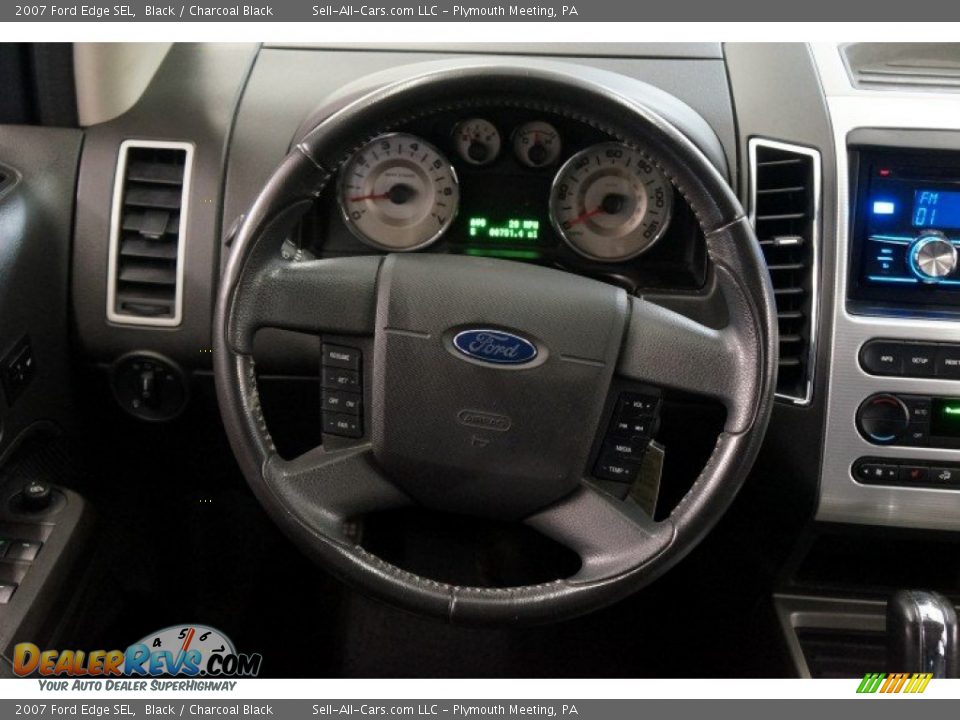 2007 Ford Edge SEL Black / Charcoal Black Photo #23