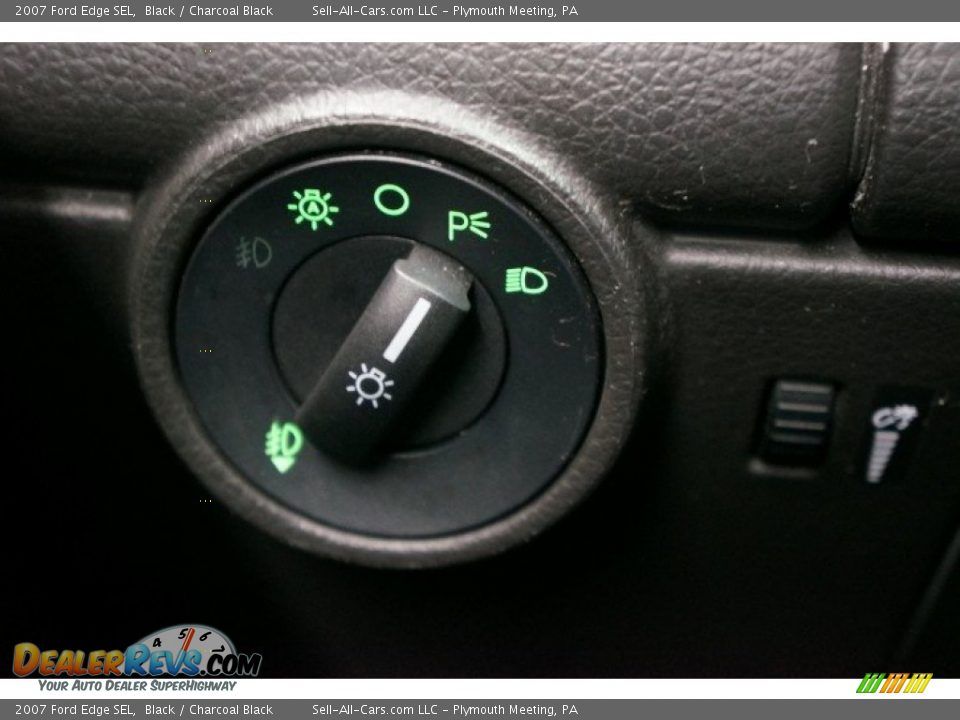 2007 Ford Edge SEL Black / Charcoal Black Photo #25