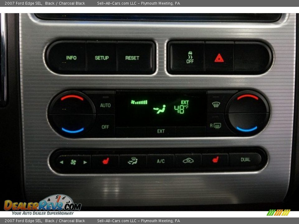 2007 Ford Edge SEL Black / Charcoal Black Photo #29