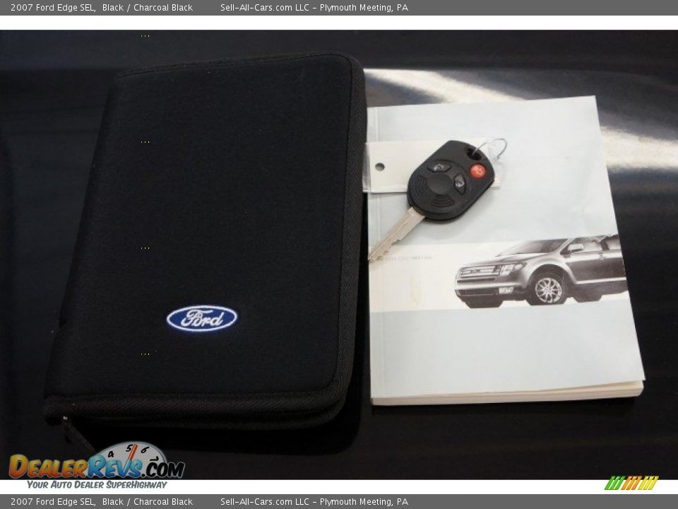 2007 Ford Edge SEL Black / Charcoal Black Photo #30