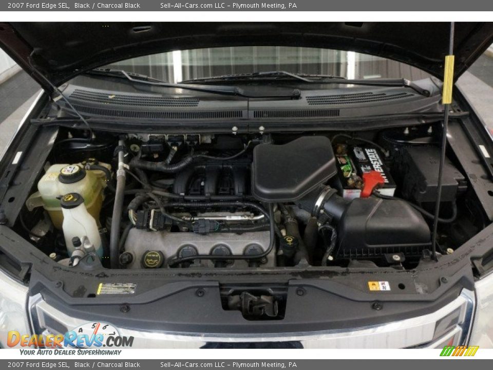 2007 Ford Edge SEL Black / Charcoal Black Photo #31
