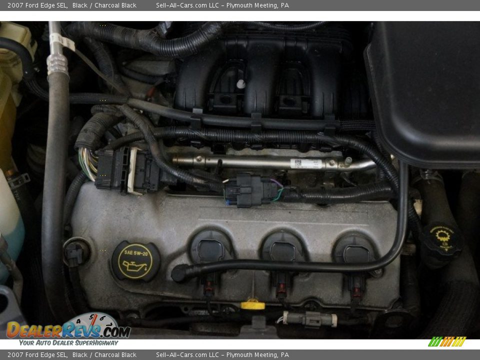 2007 Ford Edge SEL Black / Charcoal Black Photo #32