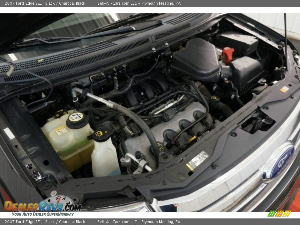 2007 Ford Edge SEL Black / Charcoal Black Photo #33