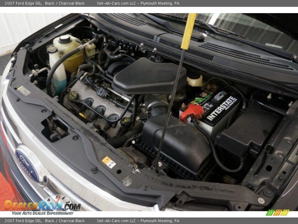 2007 Ford Edge SEL Black / Charcoal Black Photo #34