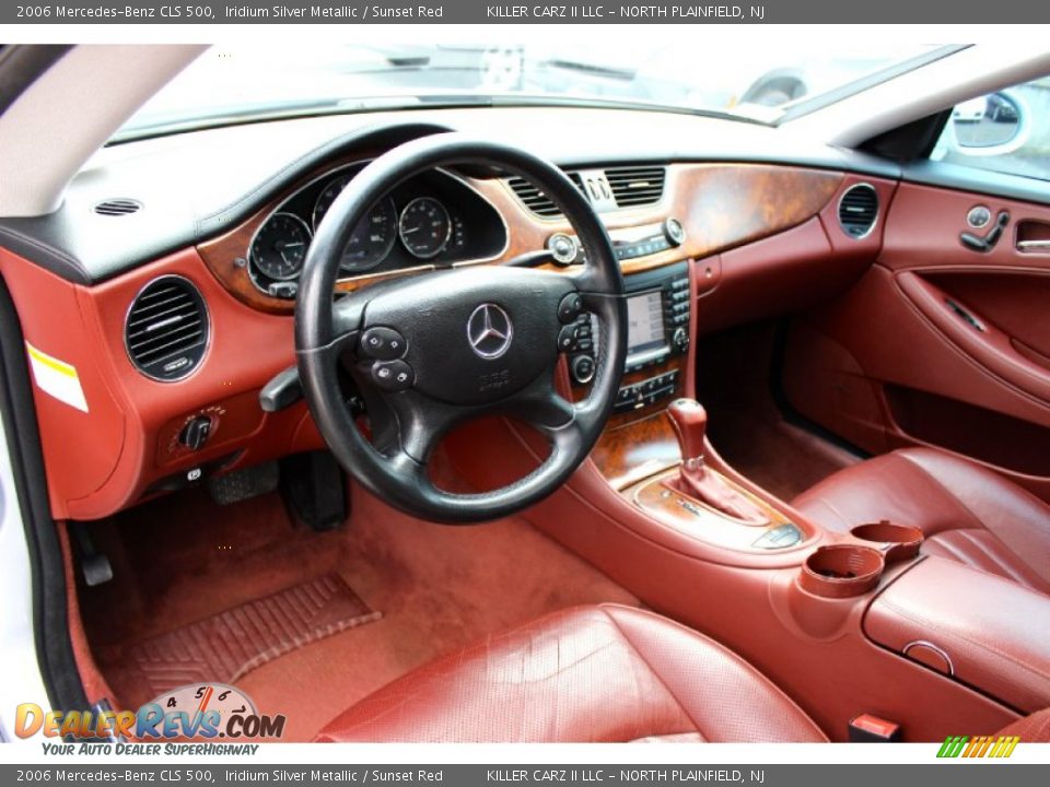 Sunset Red Interior - 2006 Mercedes-Benz CLS 500 Photo #12