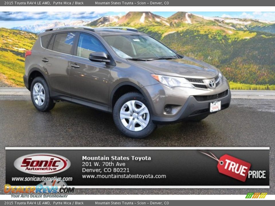 2015 Toyota RAV4 LE AWD Pyrite Mica / Black Photo #1