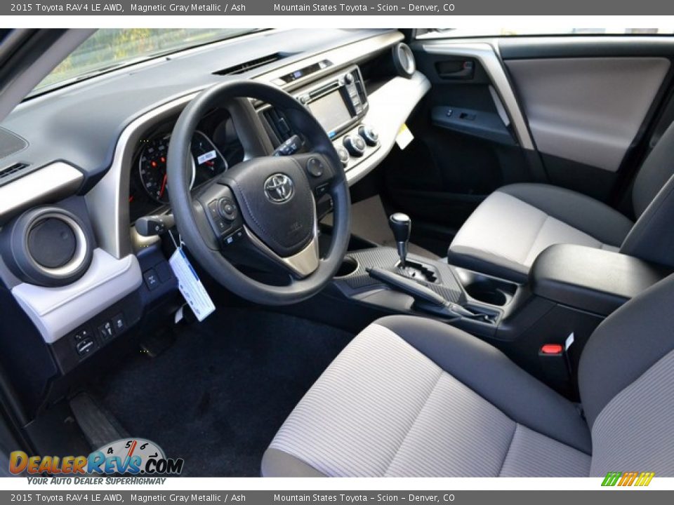 2015 Toyota RAV4 LE AWD Magnetic Gray Metallic / Ash Photo #5