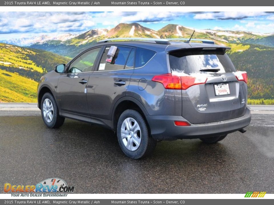 2015 Toyota RAV4 LE AWD Magnetic Gray Metallic / Ash Photo #3