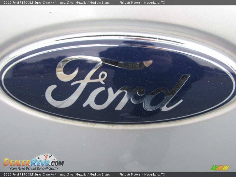 2010 Ford F150 XLT SuperCrew 4x4 Ingot Silver Metallic / Medium Stone Photo #13