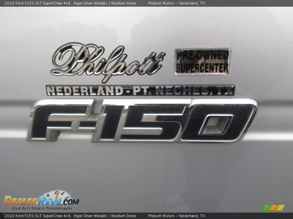 2010 Ford F150 XLT SuperCrew 4x4 Ingot Silver Metallic / Medium Stone Photo #14