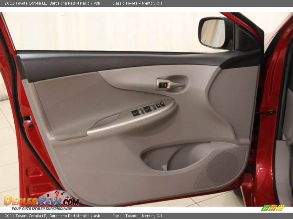 2011 Toyota Corolla LE Barcelona Red Metallic / Ash Photo #4