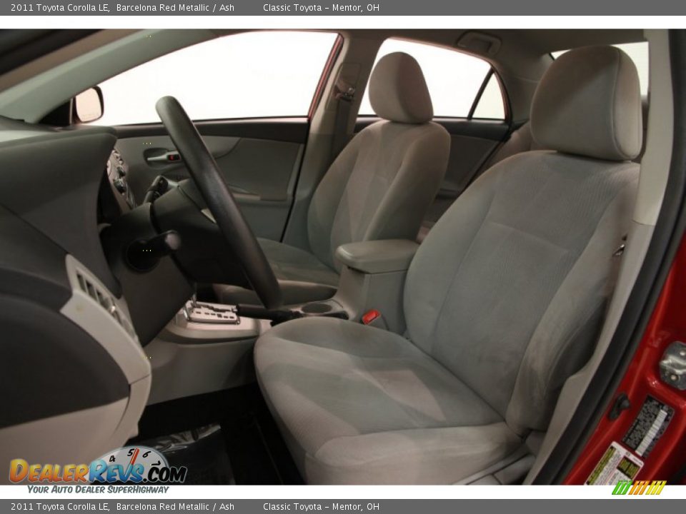 2011 Toyota Corolla LE Barcelona Red Metallic / Ash Photo #5