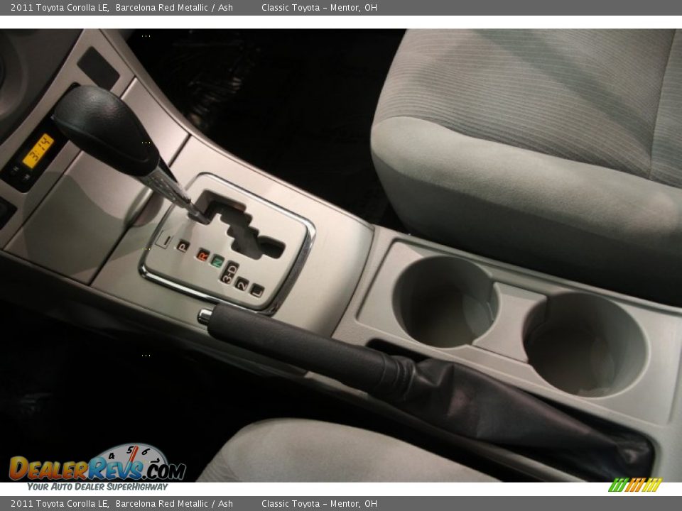 2011 Toyota Corolla LE Barcelona Red Metallic / Ash Photo #10