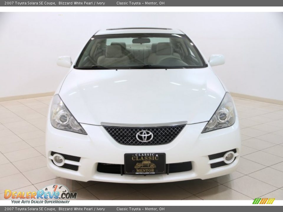 2007 Toyota Solara SE Coupe Blizzard White Pearl / Ivory Photo #2