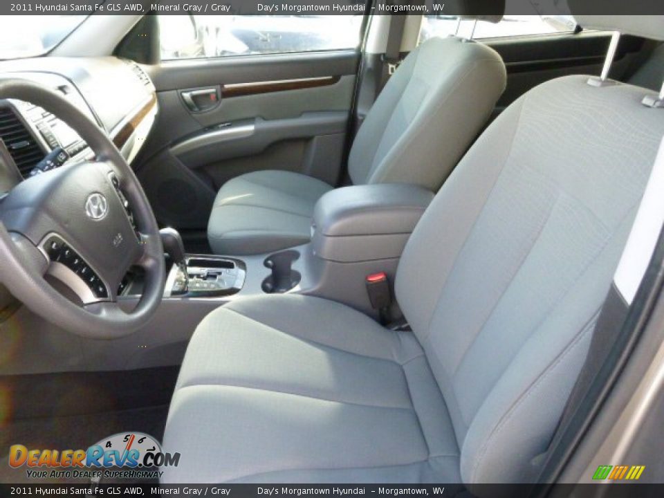 2011 Hyundai Santa Fe GLS AWD Mineral Gray / Gray Photo #22