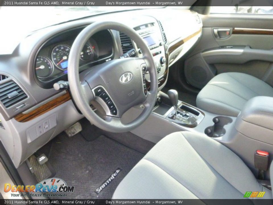 2011 Hyundai Santa Fe GLS AWD Mineral Gray / Gray Photo #29