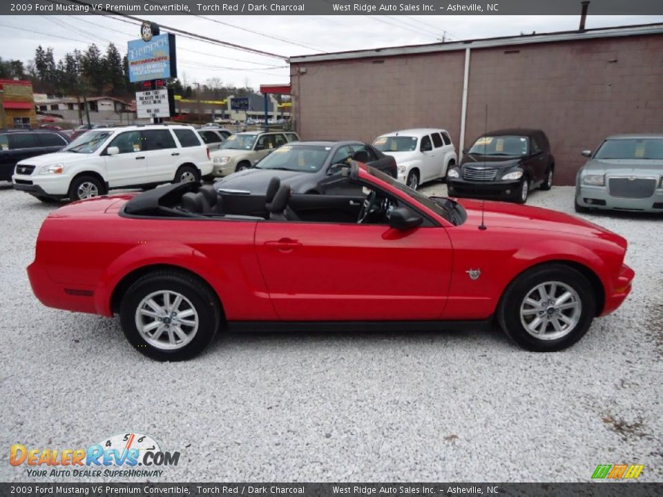 Torch Red 2009 Ford Mustang V6 Premium Convertible Photo #21