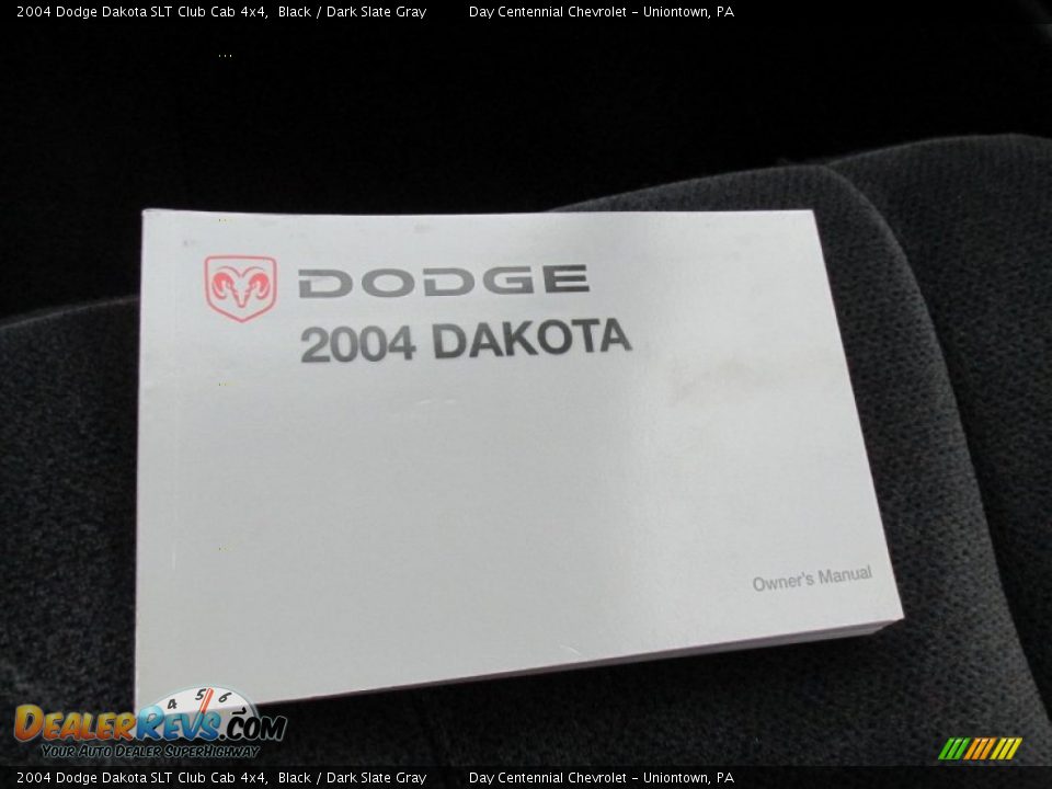 2004 Dodge Dakota SLT Club Cab 4x4 Black / Dark Slate Gray Photo #29
