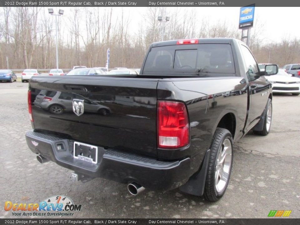 2012 Dodge Ram 1500 Sport R/T Regular Cab Black / Dark Slate Gray Photo #6