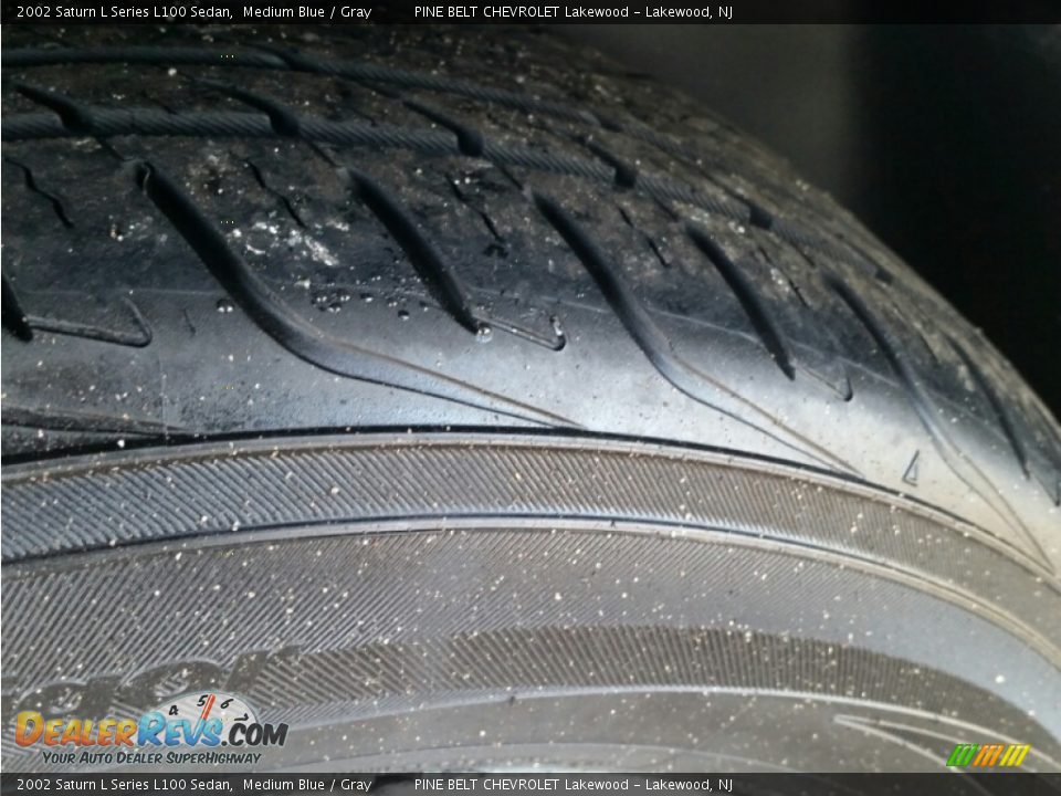 2002 Saturn L Series L100 Sedan Medium Blue / Gray Photo #20