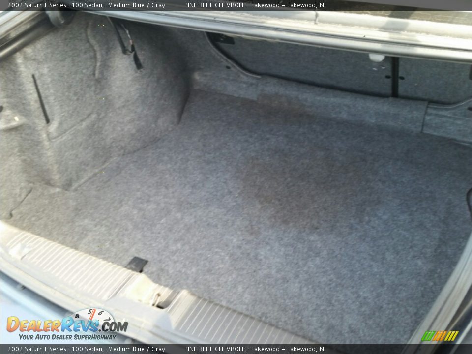 2002 Saturn L Series L100 Sedan Medium Blue / Gray Photo #21