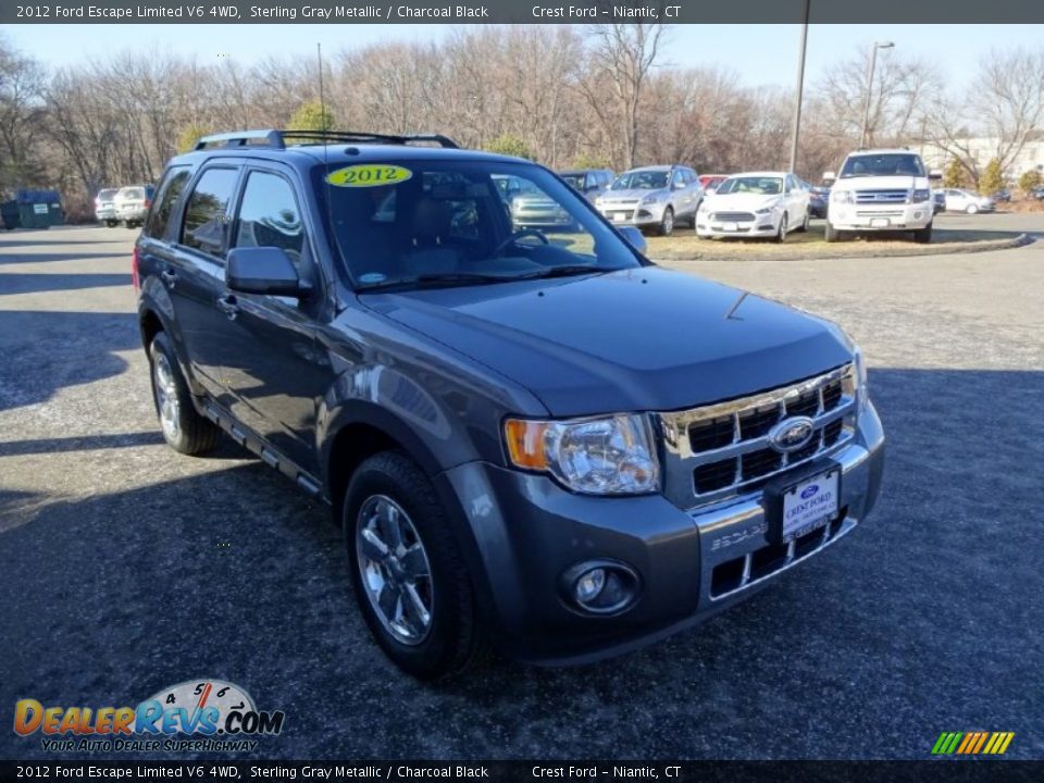 2012 Ford Escape Limited V6 4WD Sterling Gray Metallic / Charcoal Black Photo #1