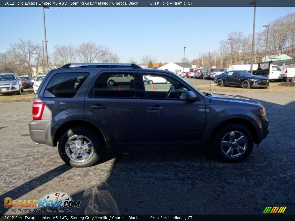 2012 Ford Escape Limited V6 4WD Sterling Gray Metallic / Charcoal Black Photo #8