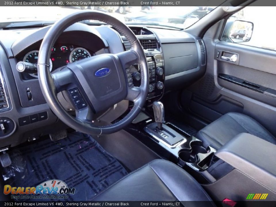 2012 Ford Escape Limited V6 4WD Sterling Gray Metallic / Charcoal Black Photo #11
