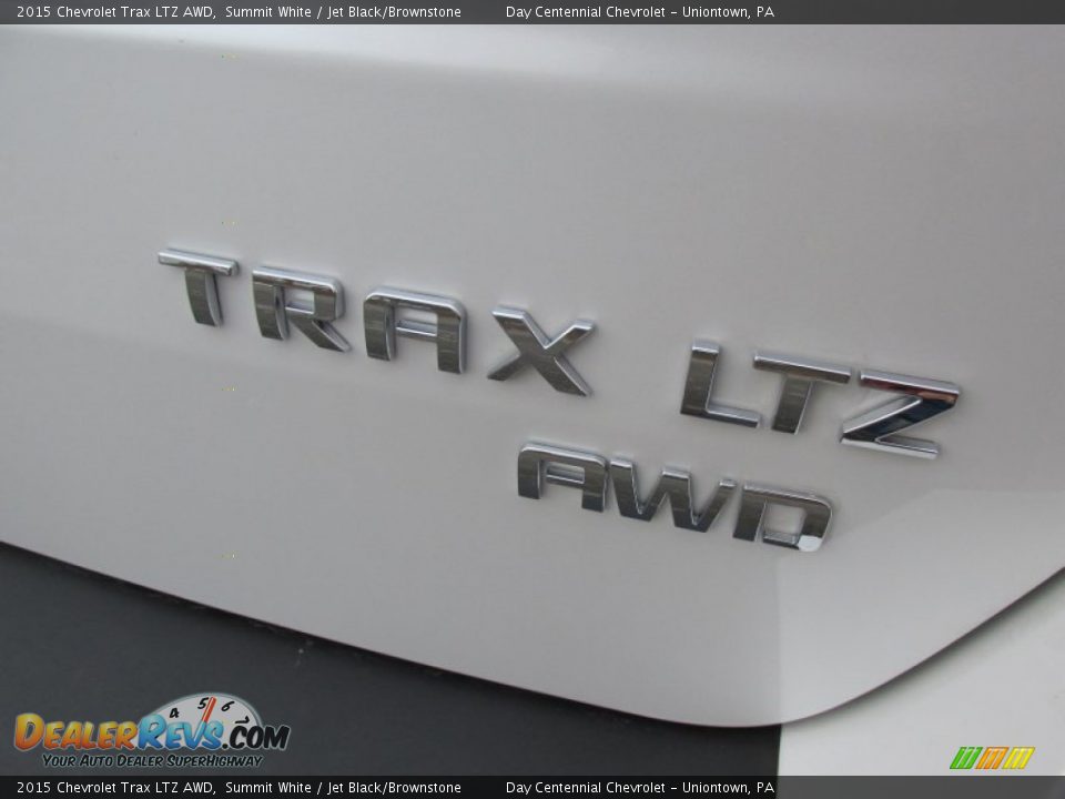 2015 Chevrolet Trax LTZ AWD Summit White / Jet Black/Brownstone Photo #7
