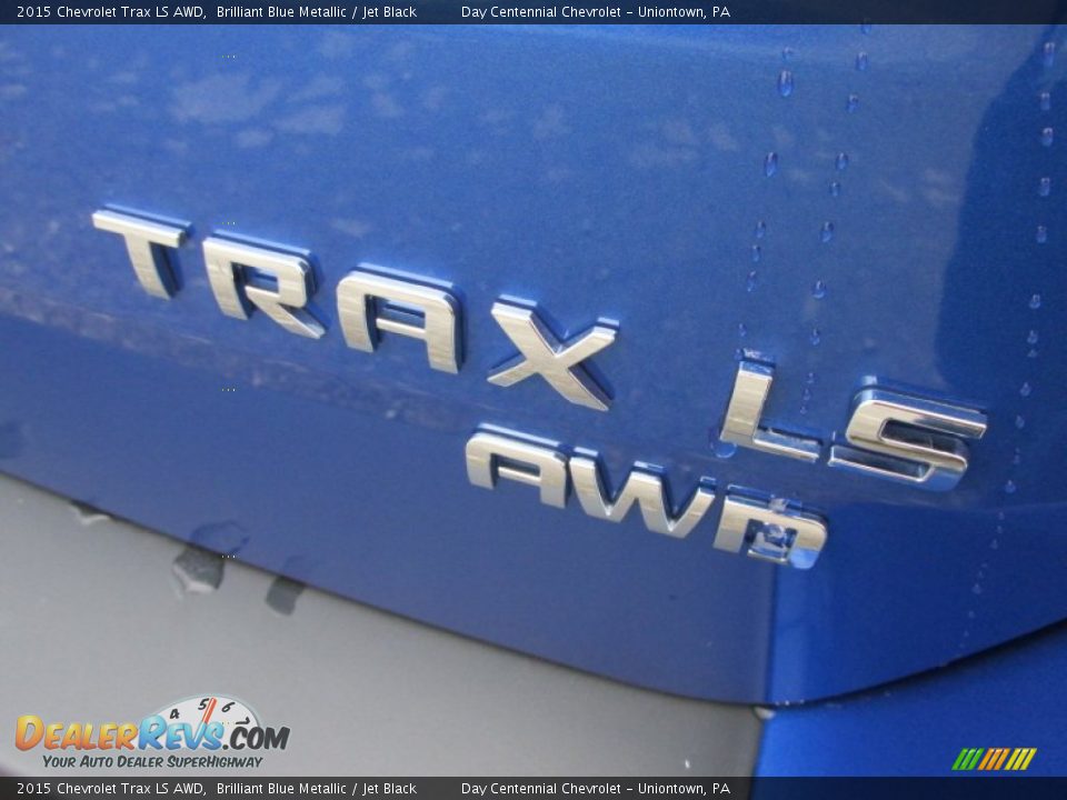 2015 Chevrolet Trax LS AWD Brilliant Blue Metallic / Jet Black Photo #7